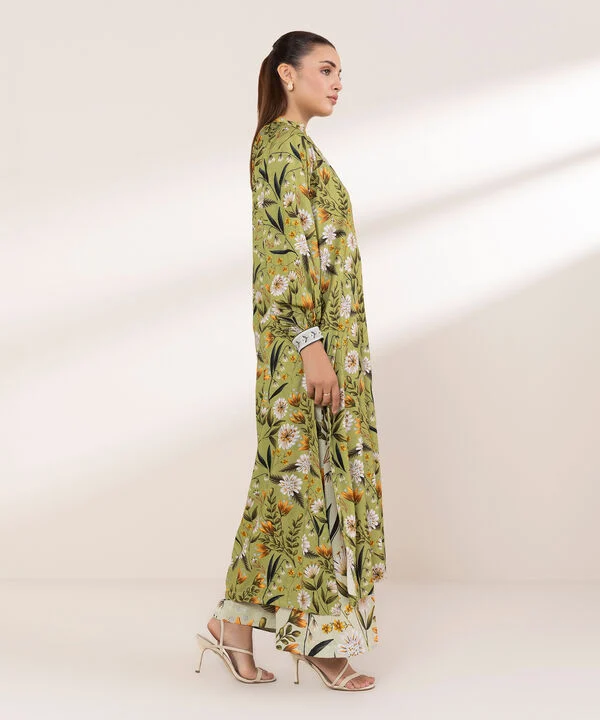 Printed Arabic Lawn Shirt
