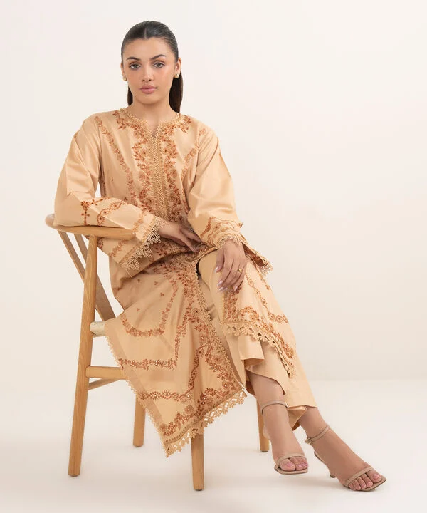 Embroidered Cambric Shirt