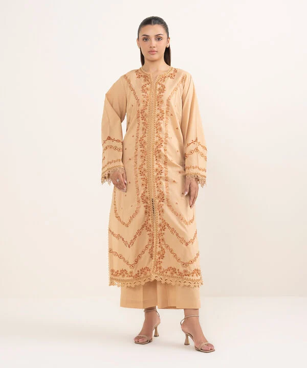 Embroidered Cambric Shirt